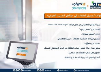 تسجيل المنشآت الراغبة في الانضمام لبرنامج التدريب الصيفي "صيفي"